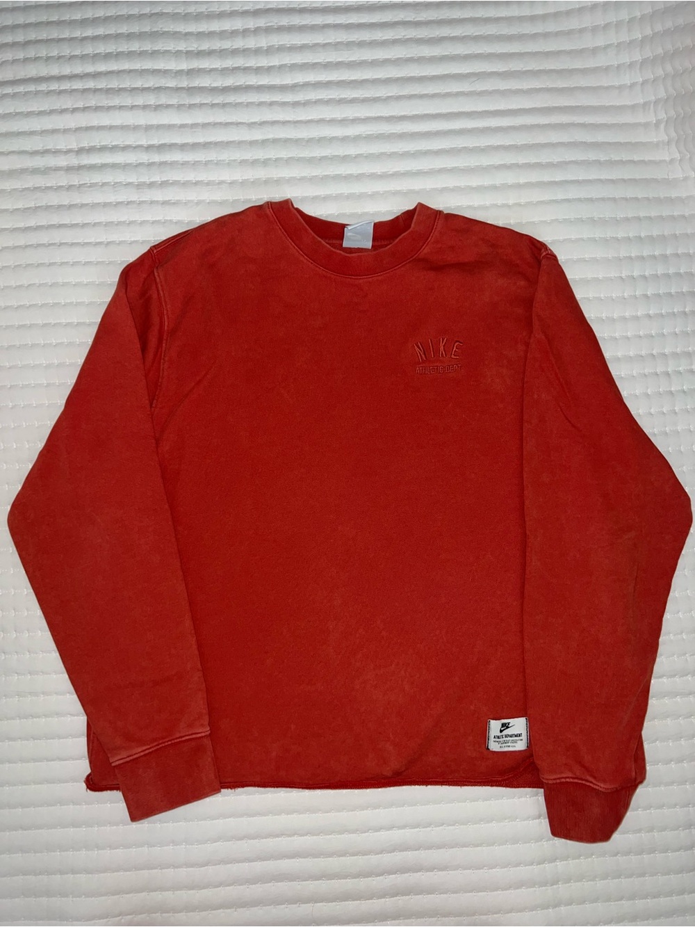 Women’s Nike Vintage-Style Burnt Orange Crewneck